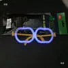 Combinação de Acessórios Glow Stick, Presilhas de Cabelo, Óculos de Caveira em Formato de Coração, Suporte para Lanterna, Conector Triplo, Design DIY