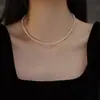 Collar de Perlas Shijia 2025 Nuevo Nicho de Lujo Ligero de Alta Gama Elegante Joyería de Plata Versátil Cadena para Clavícula con Colgante Superpuesto