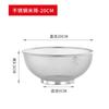 Peneira para Lavar Arroz e Bacia para Escorrer em Aço Inoxidável 304, Cesto de Frutas Doméstico com Fivela de Anel, Cesto para Lavar Legumes e Ferramenta para Escorrer
