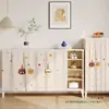 Cortina Cubre Gabinete de Cocina Cortina para Gabinete Abierto sin Puertas Cortina Antipolvo Cubre Gabinete para Zapatos Gabinete Misceláneo Cortina de Cobertura Cortina de Jalar
