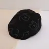 Gorros finos de forro polar para bebés, para niños y niñas, estampado de oso súper lindo, gorros infantiles, boinas de otoño al por mayor