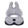 Soporte Lumbar para Coche de Espuma Viscoelástica Orejas de Conejo 3D Cojín Lumbar para Coche Soporte para la Cintura del Conductor