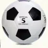Bola de Futebol de Espuma Preto e Branco Costurada à Máquina Nº 5, Tamanho Padrão para Provas e Competições de Alunos do Ensino Fundamental, Bola de Futebol para Estudantes no Atacado
