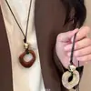 Colar Pingente Tendência Ossos de Camelo Sintéticos com Design Único, Corrente Longa para Suéter, Acessório Versátil da Moda, Produto Novo