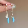 Covenant da Primavera Estilo Chinês Novo Estilo Nacional Borboleta Franja Brincos Explosão Senso de Alto Padrão Brincos Longos Brincos Brincos Brincos Joias Femininas