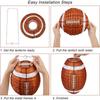 Linterna de papel de baloncesto y fútbol transfronteriza accesorios para actividades del festival deportivo decoración centro comercial cultural y deportivo diseño de escena rugby