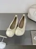 Zapatos planos bajos de estilo suave, nuevos de verano 2026, diseño francés con lazo