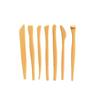 Juego de 5 piezas de herramientas de arcilla al por mayor Cuchillo de recorte de escultura de arcilla blanda de plástico DIY Arte Cuchillo de madera Juego de herramientas de escultura de arcilla
