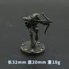 Retro Branco Cobre Sapo Soldado Modelo Frogman Feito à Mão Brinquedo Meninos Presente Jogo de Desktop Carregamento de Carro Enfeites de Cobre