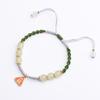 Pulsera de Cuentas de la Fortuna de Jade Hetian para Mujer, Diseño Nicho de Estilo Chino, Tejida a Mano Vintage Personalizada Pulsera de la Amistad