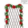 Rattan Rosa Artificial Flor Artificial Trepadeira Cobertura de Ar Condicionado de Sótão Enrolamento de Tubo de Água Decoração de Teto Flor Trepadeira Atacado