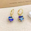 Collar con Flores de Colores y Diseño de Corazón, Accesorios de Collar Corazón del Océano para Mujeres, Temperamento de Lujo Ligero, Regalo Versátil para Mejor Amiga
