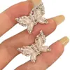 Mini Pinza para el Cabello de Mariposa Perlada para Mujer Pequeña Exquisita Lujo Ligero Nicho Pinza de Garra Diseño Juvenil de Gama Alta Accesorios para el Cabello