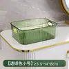 Caja de Almacenamiento de Cosméticos de Escritorio de Lujo Ligero, Organizador de Tocador de Acrílico para Mascarillas Faciales, Productos para el Cuidado de la Piel, Artículos Varios, Canasta de Almacenamiento para Snacks de Mesa de Café
