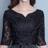 Ebay2026 Novo Elegante Vestido de Moda de Comprimento Médio para Apresentadora para Amazon e Aliexpress, Vestido de Noite Emagrecedor para Mulheres