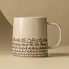 Caneca de Cerâmica Fabricada em Fábrica para Uso Doméstico, Xícara de Chá para Escritório, Xícara de Café, Uso Pessoal para Mulheres