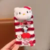 Linda Diadema de Gato de Peluche, Dulce Banda para el Cabello de Conejo Miffy Rojo Intestino, Lazo de Dibujos Animados para el Cabello