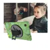 Adequado para Samsung Tab A7 T500 Rei dos Piratas Suporte giratório de PC capa de tablet T505 alça de mão alça de ombro capa protetora