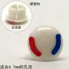 Manípulo de Torneira Tampa Decorativa com Etiqueta Vermelha e Azul Botão de Logo Quente e Frio Parafuso do Núcleo da Válvula Válvula Angular de Saída de Água Adesivo Quente e Frio Vermelho e Azul