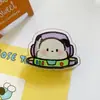 Porta-notas adesivas Toy Story, estilo cartoon ins, alto apelo estético, clipe dupla face, clipe de acrílico PP, clipe de armazenamento, clipe para provas