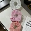 Direto do fabricante: Scrunchie de strass em rede, fresco, doce, simples, elástico de cabelo scrunchie