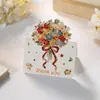 Buquê de presente para o Dia do Professor, cartão com mensagem, bênção, buquê 3D estilo ins, Dia dos Namorados, 8 de Março, Dia 520, Dia das Mães, Dia de Ano Novo