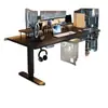 Mesa de Ordenador Inteligente Eléctrica de Elevación Multicapa de Madera Maciza Escritorio Totalmente Automático para Oficina en Casa Banco de Trabajo de Estudio Mesa de E-Sports