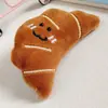 Pendente Criativo de Pelúcia de Comida Desenho Animado Versátil Chaveiro Boneca Broche Pingente de Bolsa Pequeno Acessório de Brinquedo para Meninas