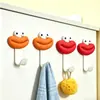 Gancho de Boca de Salchicha de Dibujos Animados con Adhesivo Fuerte para Colgar Ropa Detrás de la Puerta, No Requiere Taladro, Gancho de Pared Fuerte con Capacidad de Carga para Cocina y Dormitorio