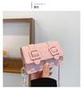 Nova Bolsa 2022 Verão Cambridge Bolsa Feminina Bolsa Transversal Mini Cor Sólida Bolsa Pequena Simples Casual Pequena Bolsa Quadrada Na Moda