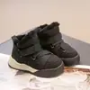 Botas de Nieve para Niños Invierno Nuevo Estilo Niños Aterciopeladas Engrosadas Cálidas Zapatos Grandes de Algodón Niños Suela Suave Impermeables Antideslizantes Botas de Algodón