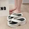 Sandalias de verano para mujer, estilo ins, de suela gruesa, que aumentan la altura, versátiles, de EVA suave, para exteriores, playa, de vacaciones