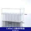 Caja de Almacenamiento para Tubos de Centrífuga Caja de Experimentos Pc122581 Equipo 100 Materiales para Nitrógeno Líquido a Ultra Baja Temperatura con Tapa y Número
