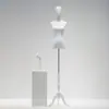 Maniquí de Vestido de Novia para Mujer de Medio Cuerpo Soporte de Exhibición en Ventana Cuerpo Humano Falso Maniquí Negro de Cuerpo Completo para Exhibición de Vestidos