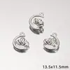 Liga de Prata Antiga Estilo Retro Novo Chinês Pingente Acessórios DIY Pingente de Chaveiro Borboleta Coração Pingente Colar Pulseira Joias