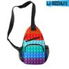 Matarratas Pioneer Color Arcoíris Bolso de Hombro Resistente al Desgaste Tela Oxford Bolso de Pecho para Niños Bolso Cruzado Suministro al por Mayor