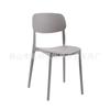 Silla de Plástico Hogar PP Engrosado Silla de Ocio Restaurante Postre Tienda de Té con Leche Silla Moderna Simple Taburete Respaldo