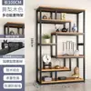 Nuevo estante de exhibición estilo chino para sala de té, vitrina para té, no es madera maciza, estante decorativo minimalista moderno de pared completa para sala de estar
