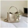 Bolso elegante de gran capacidad para mujer, nuevo modelo de verano 2026, bolso de hombro y cruzado texturizado para el día a día, bolso tipo cubo de moda