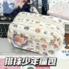 Lindo Estuche de Lona con Estampado de KT Cat de Gran Capacidad para Lápices para Niñas de Alto Valor para Secundaria