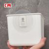 KM 1006 caja de almacenamiento para baño estante de almacenamiento de pared para baño sin perforaciones tubo de almacenamiento para vajilla estante de almacenamiento sin costuras