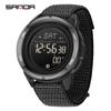 Sanda Sanda Deportes Exterior Reloj Electrónico Contador de Pasos Metrónomo Brújula Impermeable Reloj de Estudiante 2197
