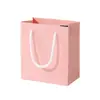 Caja de Joyería Rosa con Lazo y Tapa para Collares, Pulseras, Anillos y Empaque de Joyería, Caja de Regalo Pequeña para Joyería