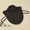 Cuello Falso de Encaje Hueco de Punto Grande Soluble en Agua para Mujer, Cuello de Camisa Versátil de Alta Gama Ropa Interior, Venta al por Mayor desde el Fabricante