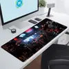 Juego Cyberpunk Tecnología Futurista Alfombrilla de Ratón Súper Grande Tecnología de Gaming E-Sports Alfombrilla de Oficina Extra Grande Borde Antideslizante con Bloqueo