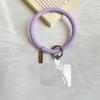 Hebilla de anillo de mano de silicona adecuada para todas las fundas de teléfonos móviles Correa de muñeca resistente a caídas Anillo colgante Decoración colgante Llavero Cuerda antipérdida Accesorios