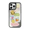 Adecuado para iPhone Apple 16Promax Funda para Teléfono Móvil 16Pro/16Plus/14 Etiqueta de Cara Sonriente 16 Marca de Moda 11