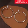Moda Minimalista Serie Giratoria Pinzas para Mosquiteros para Mujeres, Estilo Fresco Aros Lisos Móviles, Accesorios para Orejas Versátiles Sin Dolor