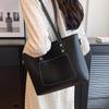 Bolsa de Gran Capacidad para Mujer 2026 Nuevo Estilo Versátil Simple Bolso de Hombro Cruzado Bolso Tote de Alta Gama para Estudiante Universitario y Viajero