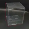 Caja de embalaje plegable transparente de plástico pvc caja exterior figuras hechas a mano para juguetes regalos adornos modelos de coches bandeja interior caja PET